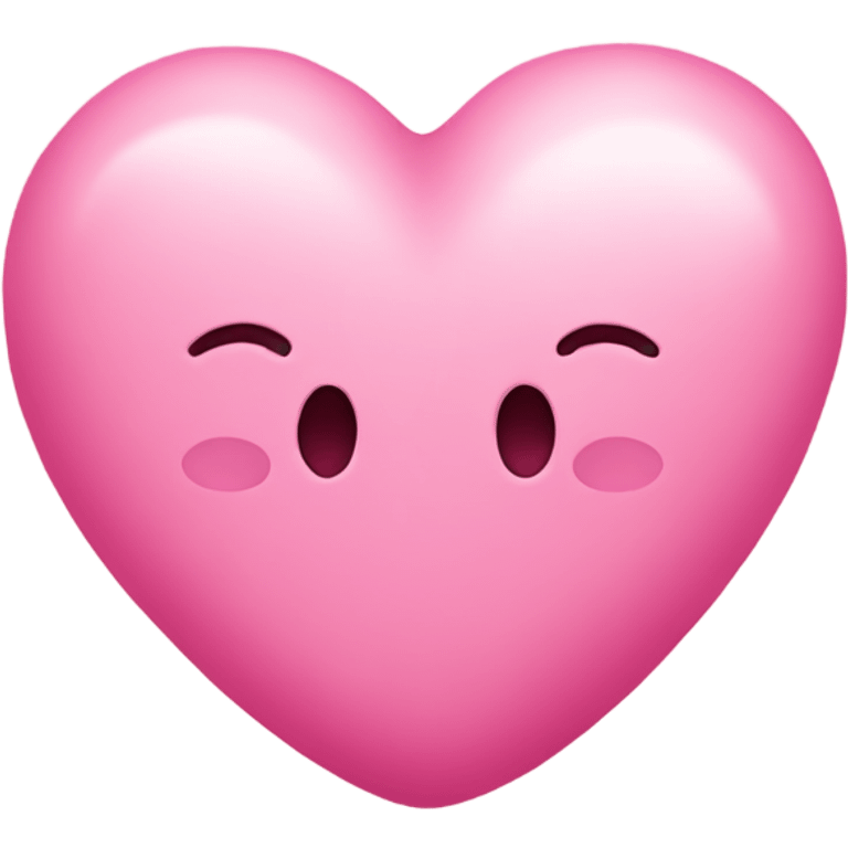 cute pink heart emoji