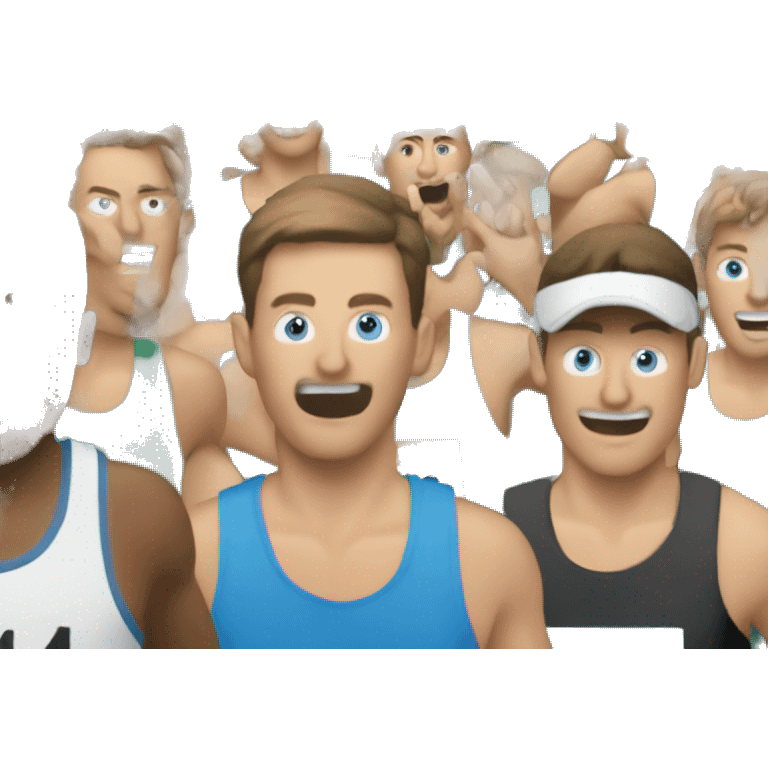 dataset running a marathon emoji