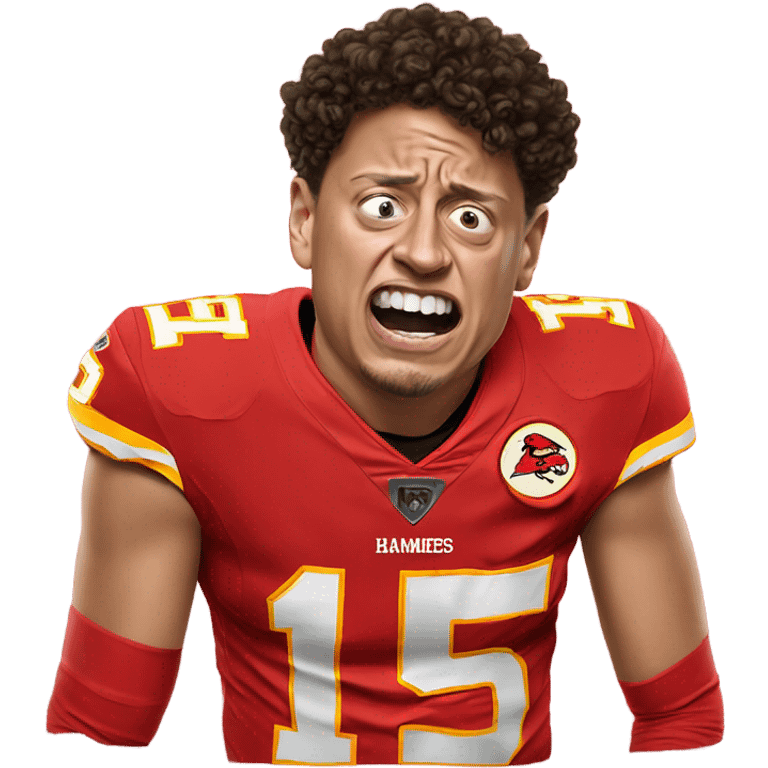 Patrick Mahomes crying  emoji