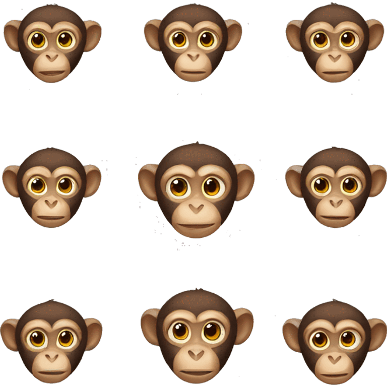 monkeys but emoji