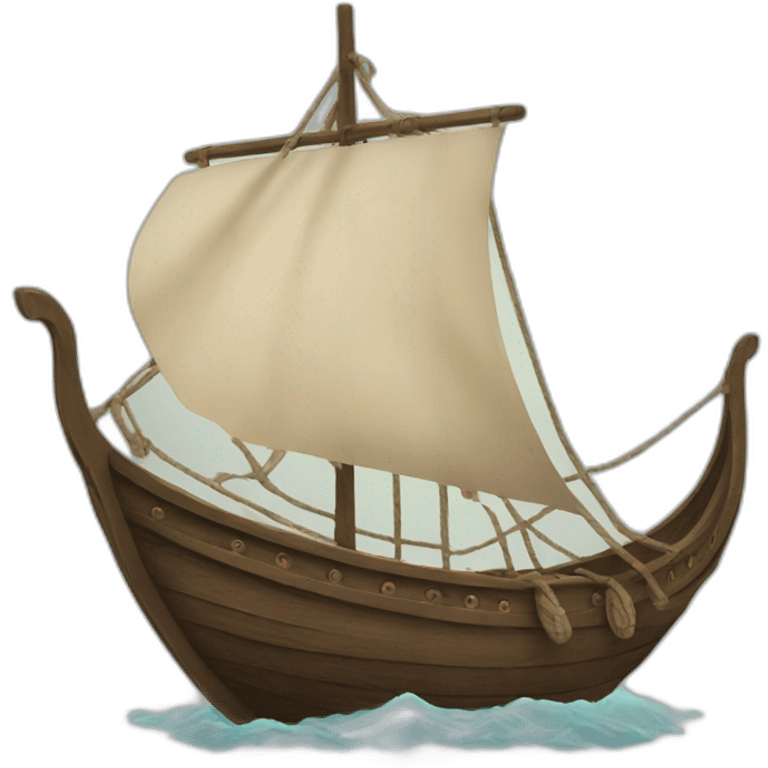 boat viking emoji