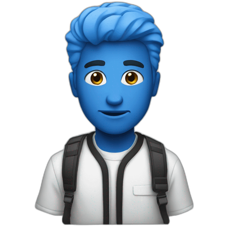 filmmaker white blue yes emoji