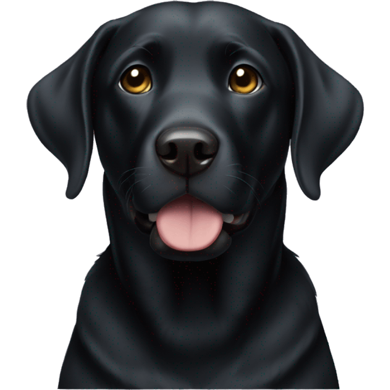 black lab emoji