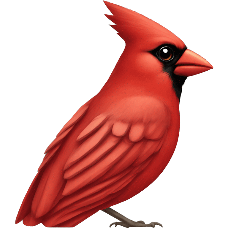 Cardinal bird emoji