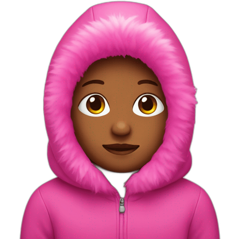 Pink eskimo emoji