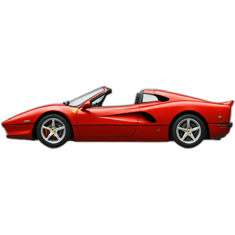 red ferrari emoji