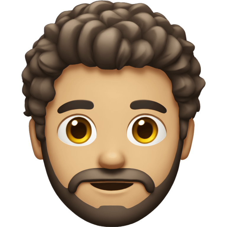 persona masculina con barba y con cabello rojo  emoji