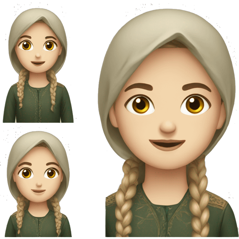 Chechen girl emoji