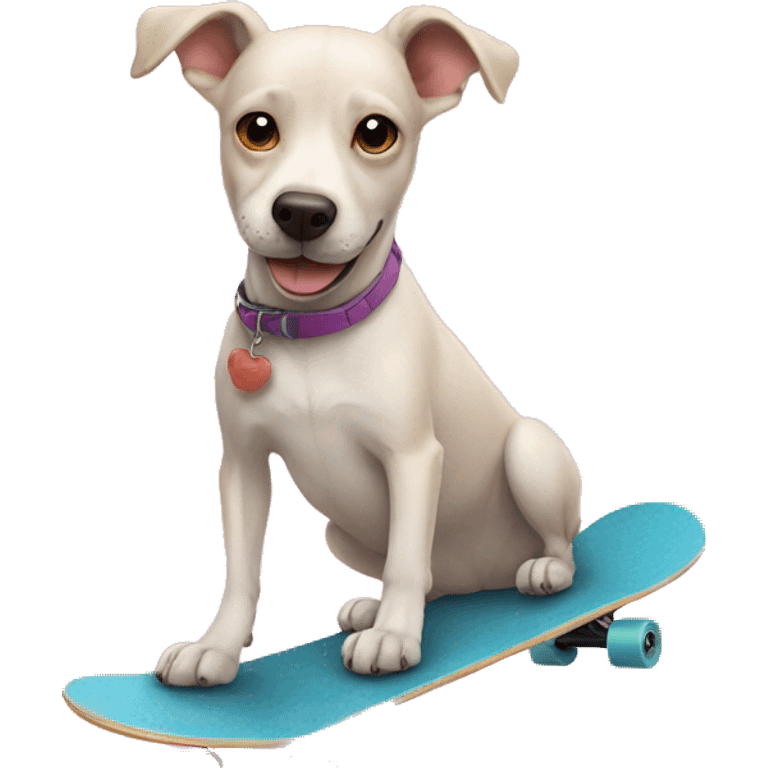 dog on a skateboard emoji