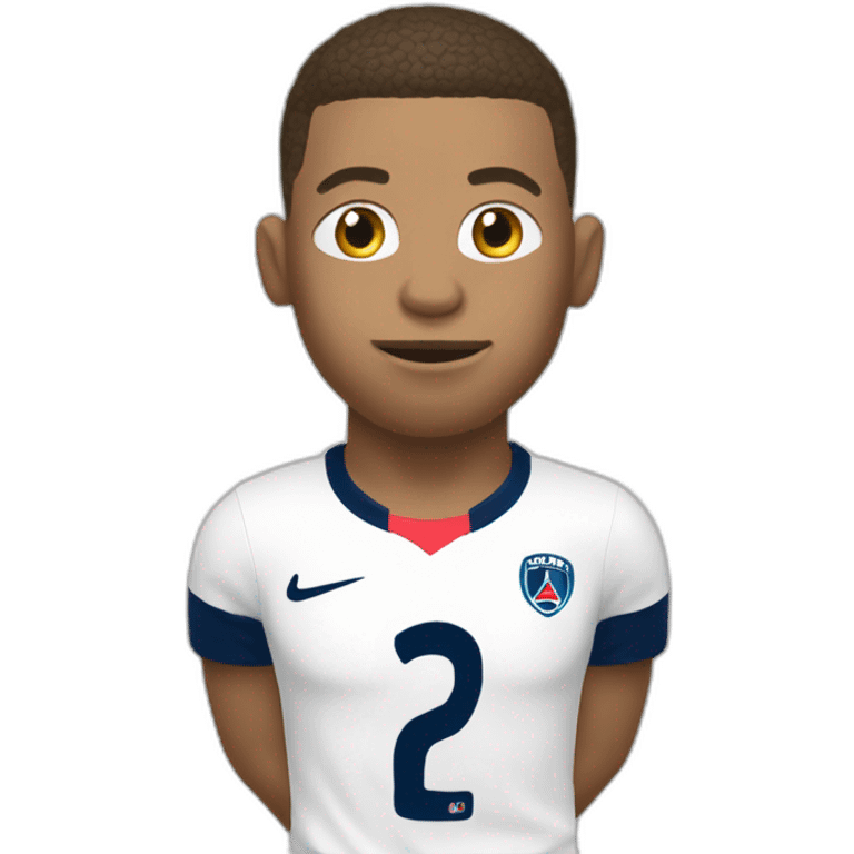 Mbappé qui mange emoji