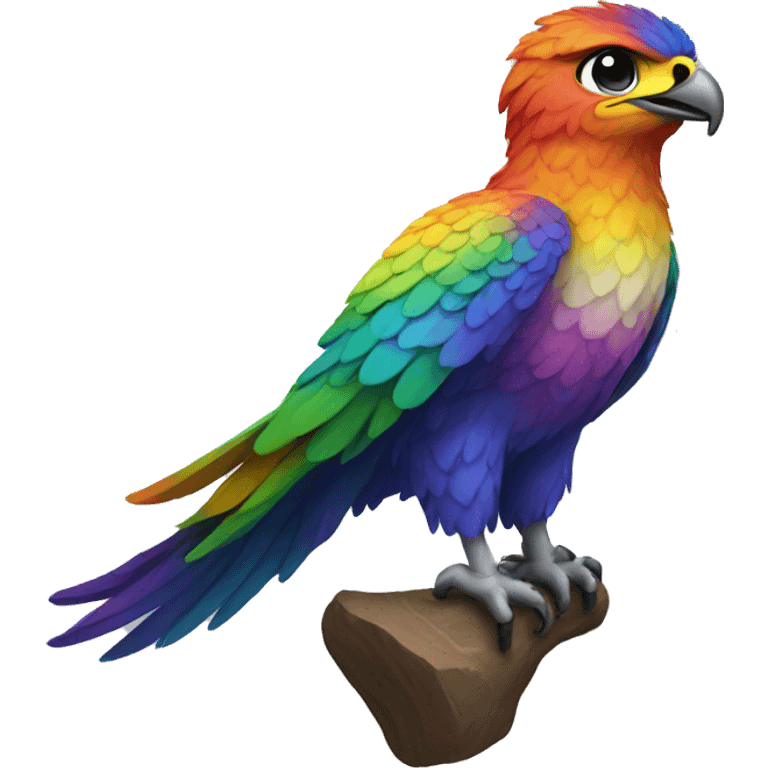 Rainbow Hawk emoji