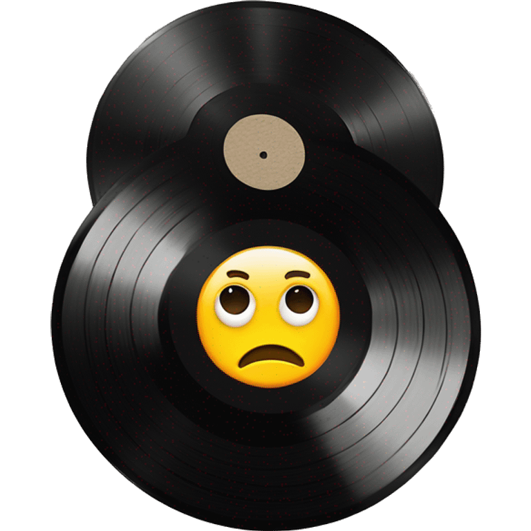 Vinyl record emoji