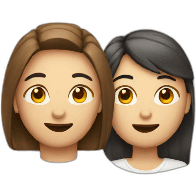 two people communication emoji