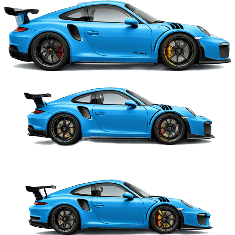 porsche gt2rs blue emoji