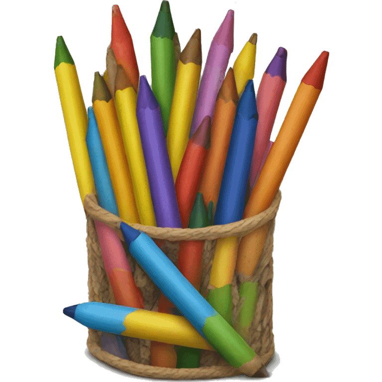 crayons emoji