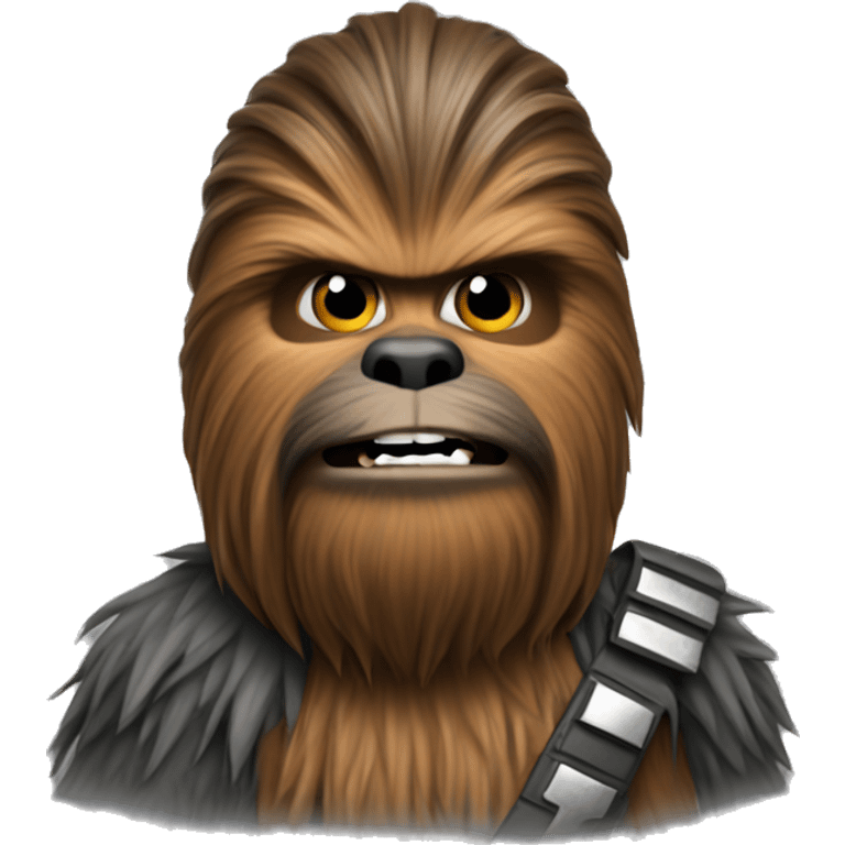 Chewbacca on grey donkey emoji