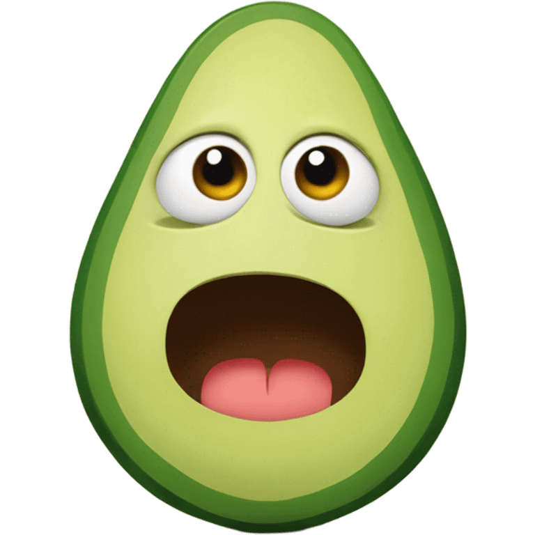 angry avocado  emoji