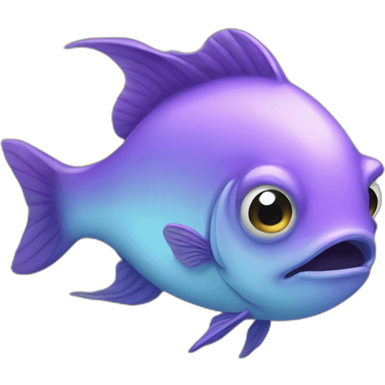 Un poisson qui dort emoji