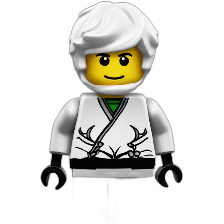 Lego ninjago white emoji