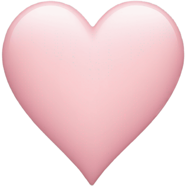 light pink heart emoji