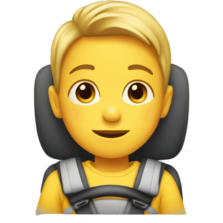 child in the carseat emoji