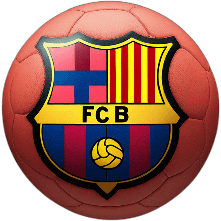 Fc Barcelona ball emoji