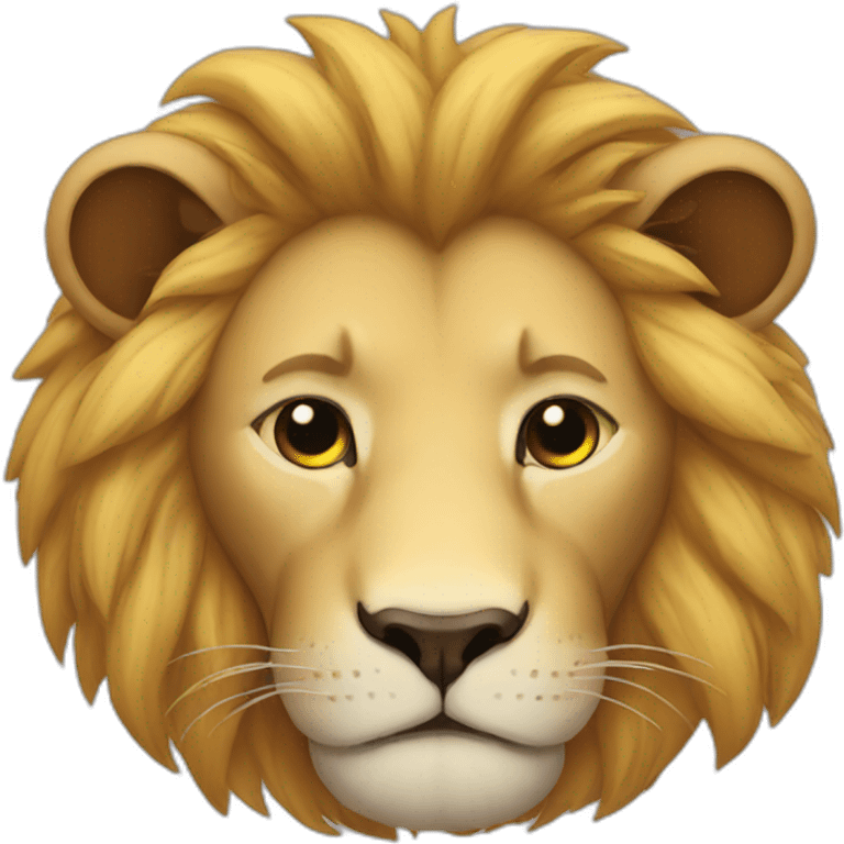 sleep lion emoji