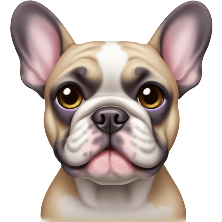 French bulldog lilac and tan emoji