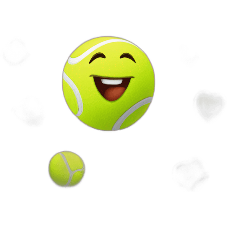 valentines day tennis ball emoji