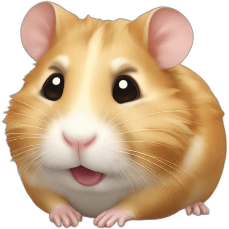 Hamster qui fait un clin d’œil emoji