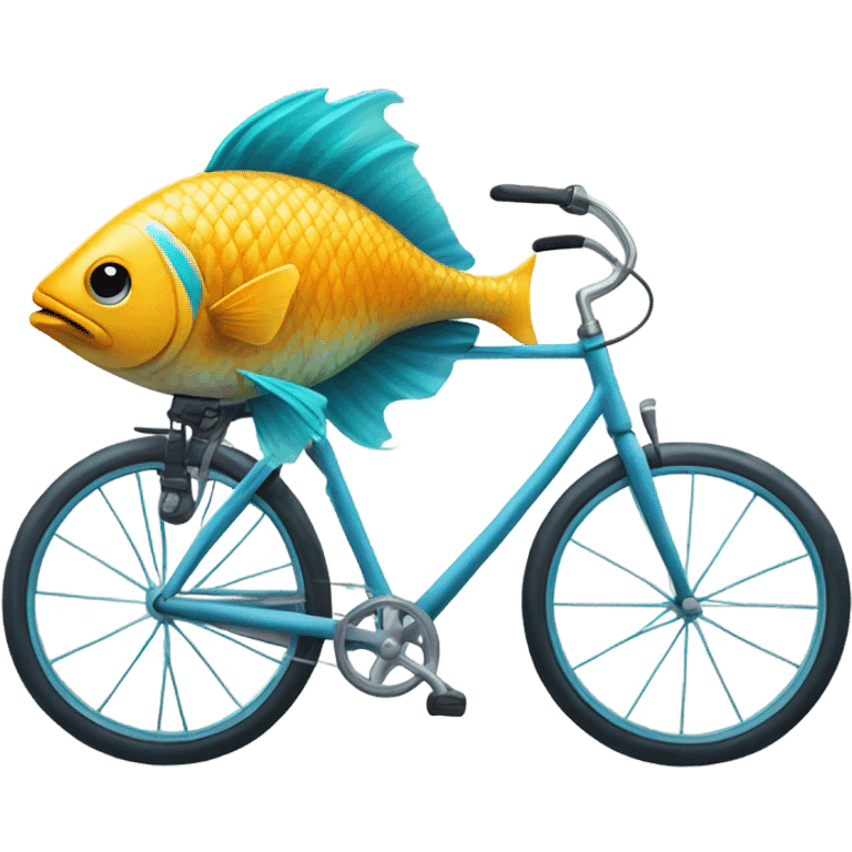 fish on a bike emoji