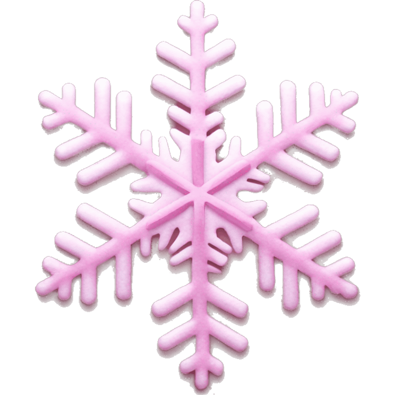 pink snowflake  emoji