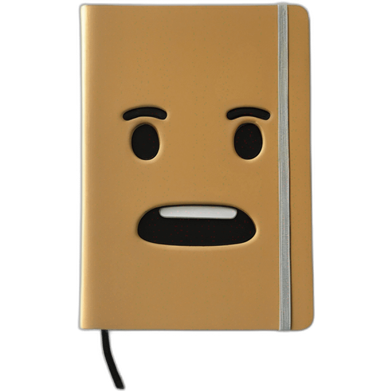 Moleskine notebook emoji