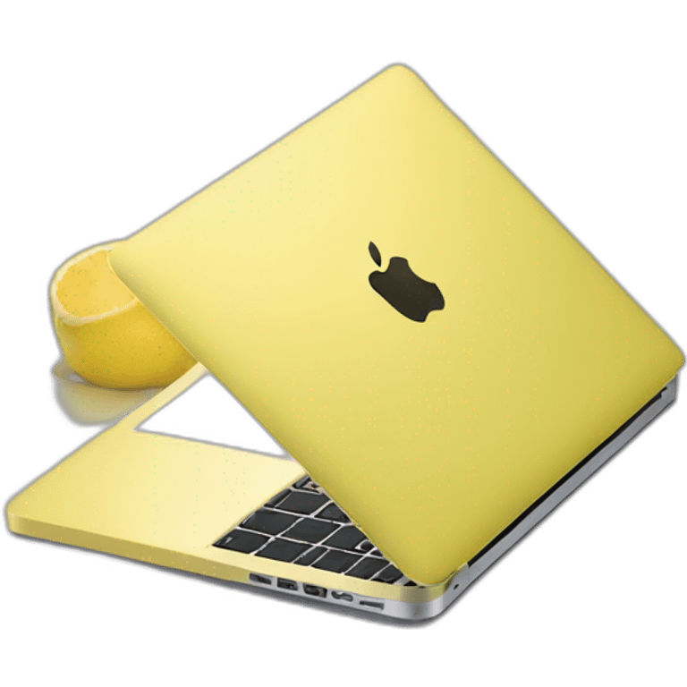 macbook pro 16 lemon colour emoji