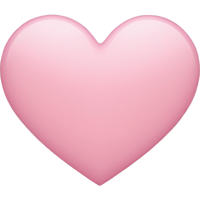 Light pink heart emoji