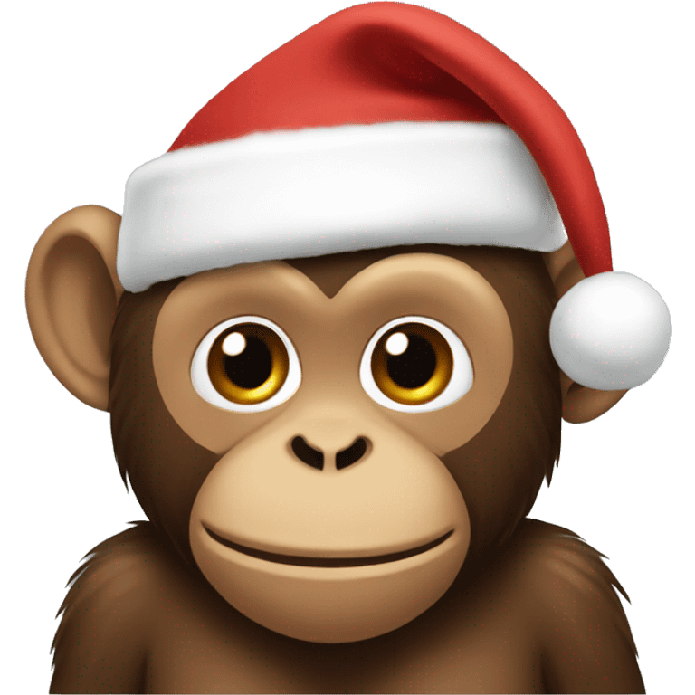 Christmas Monkey emoji