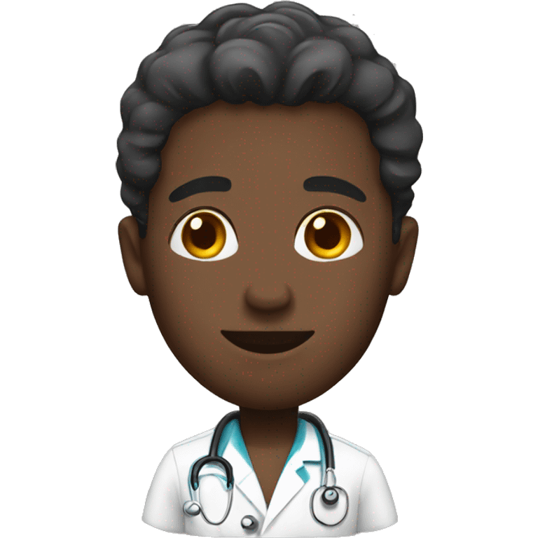 black male nurse emoji