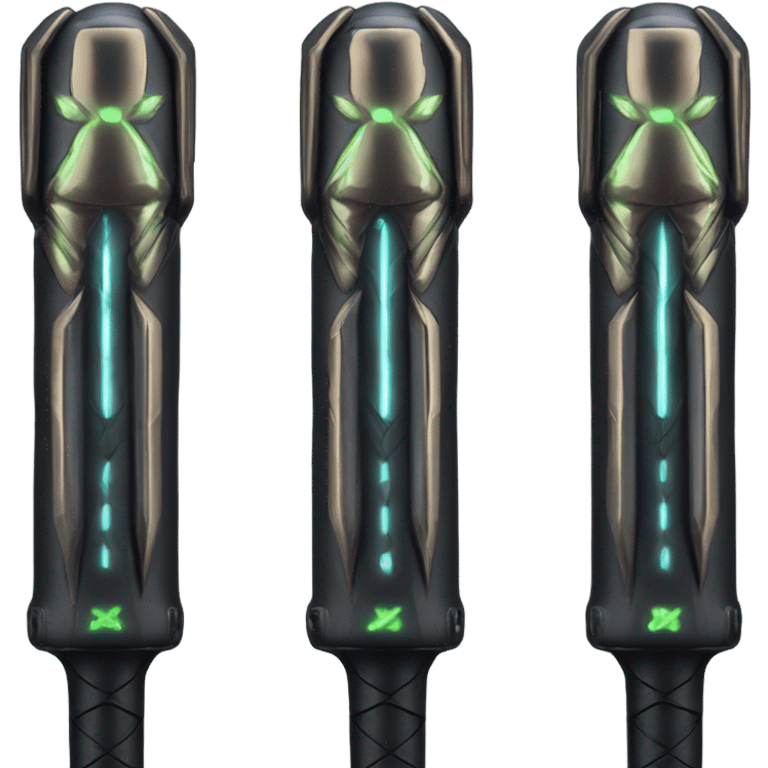 black widow dual electroshock batons emoji