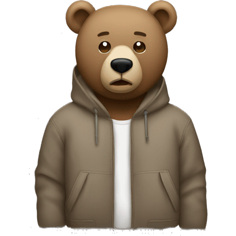 kanye bear emoji