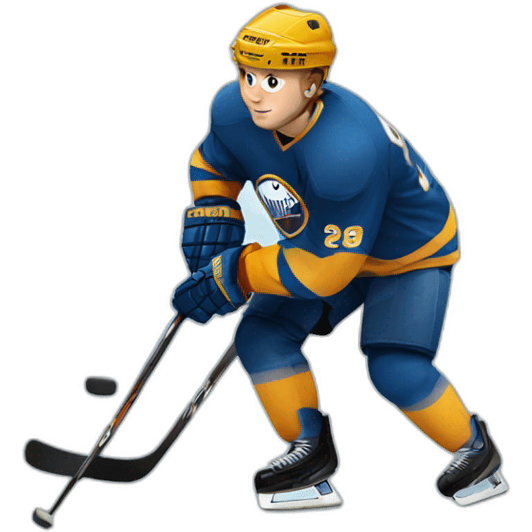 Hockey player emoji