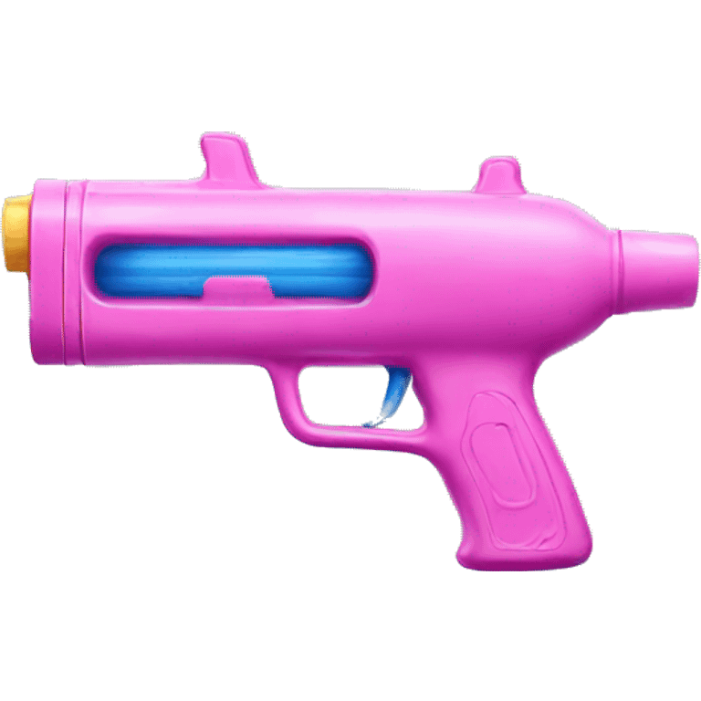 pink water gun emoji