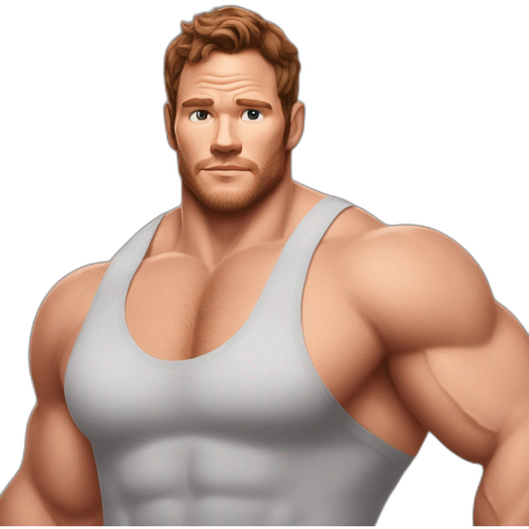 Chris Pratt Bodybuilder gigant emoji