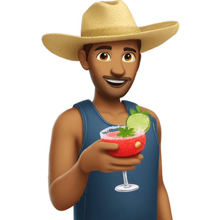 strawberry margarita emoji