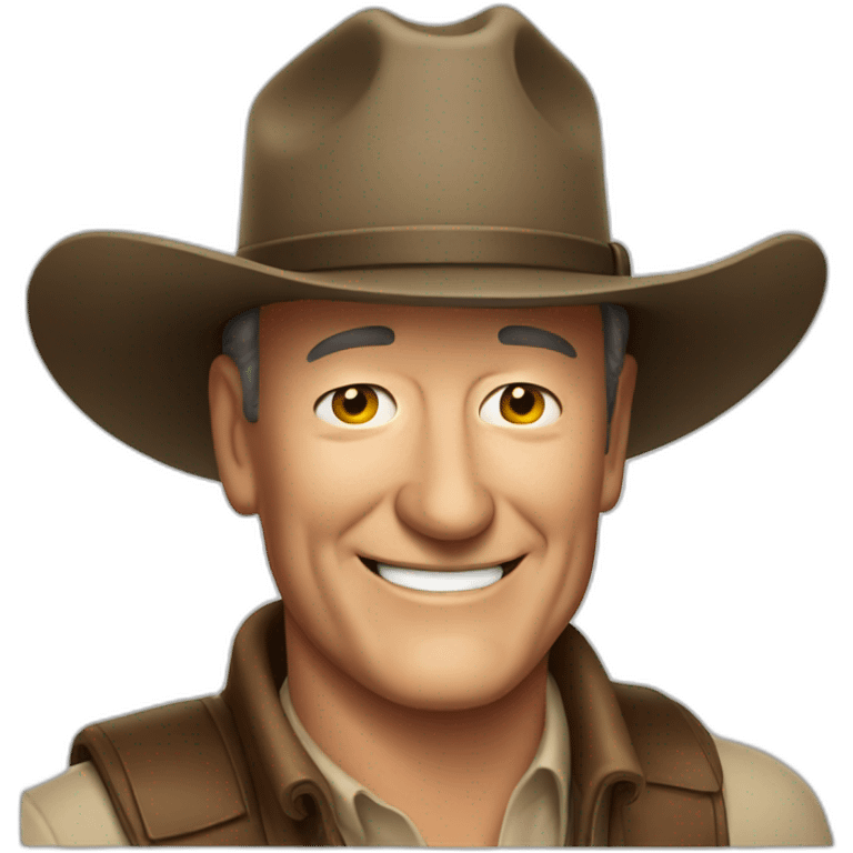 Happy birthday John Wayne emoji