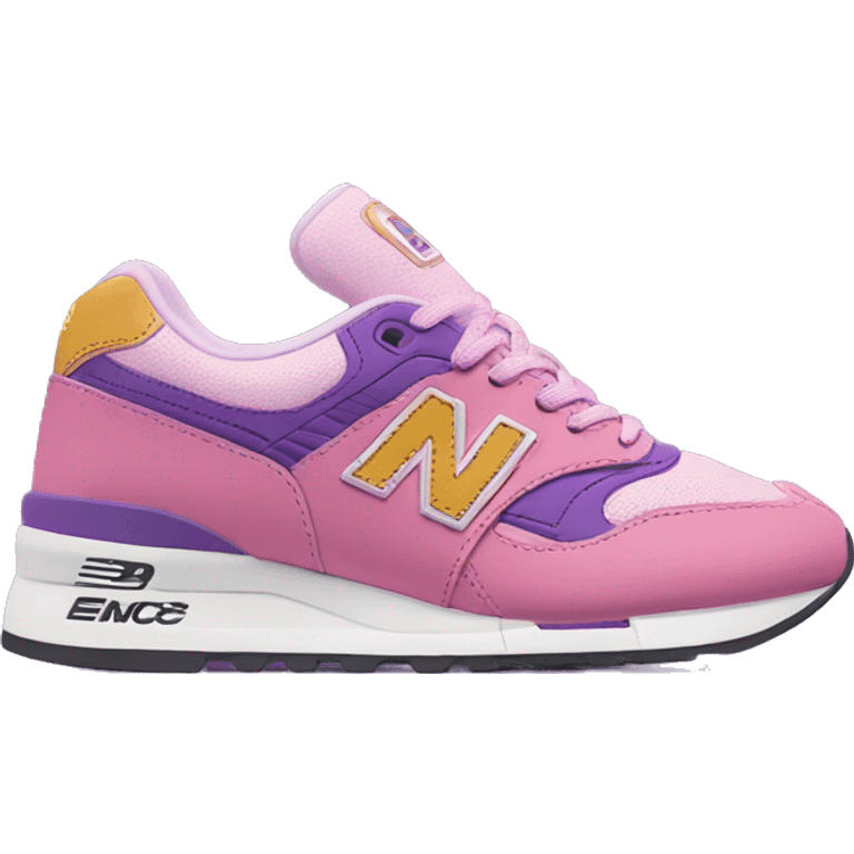 new balance pink and purple 9060s emoji