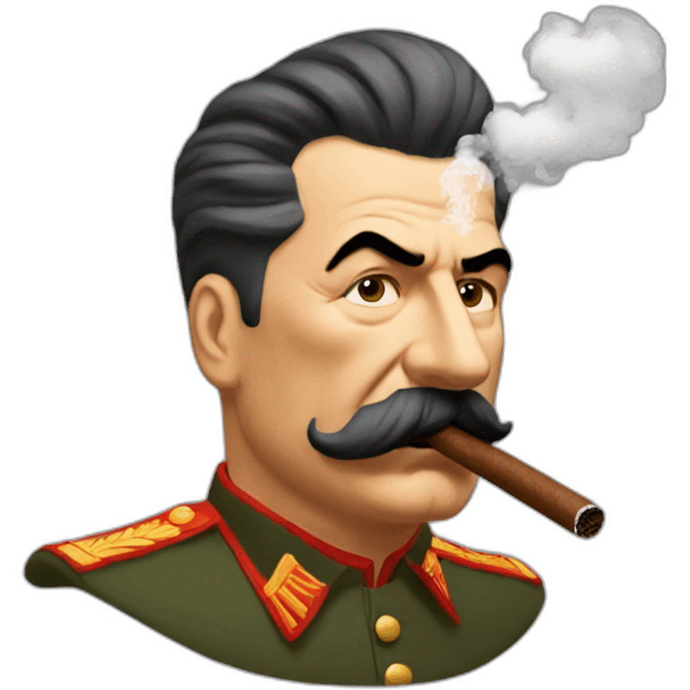 Joseph stalin smoke cigar emoji