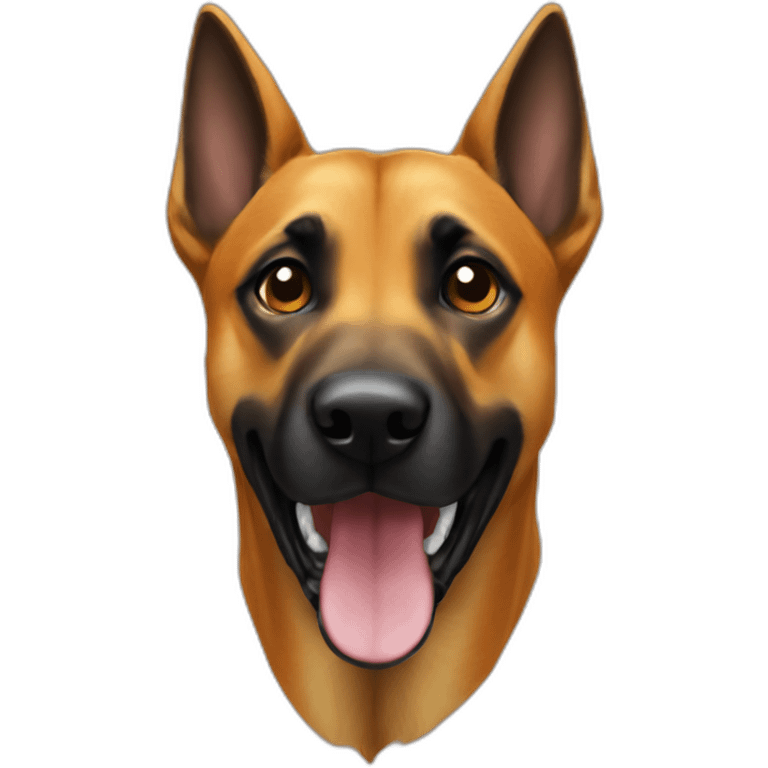 Malinois dog pumpkin emoji