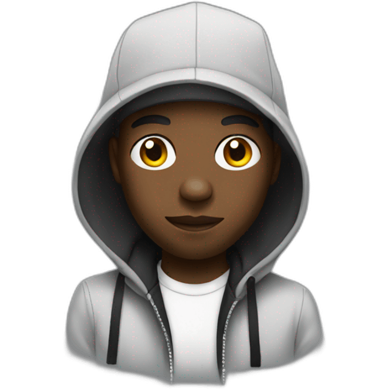 Black rapper emoji