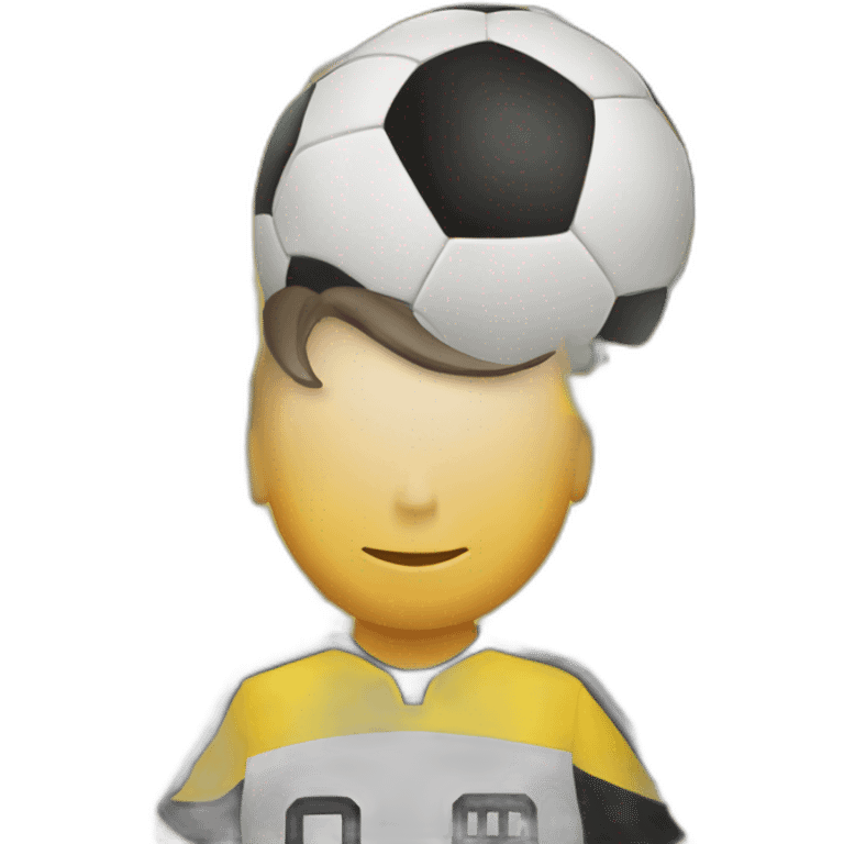 Fußballfan mit fahne emoji