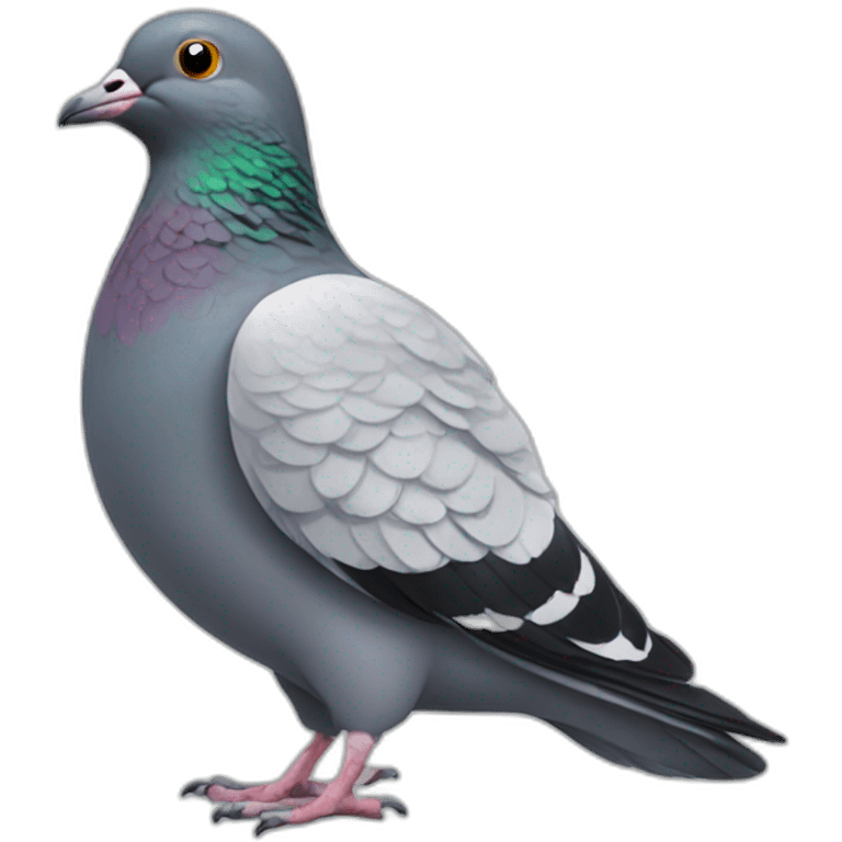 pigeon happy emoji